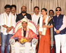 Rangachavadi felicitates Senior journo Ramakrishna R